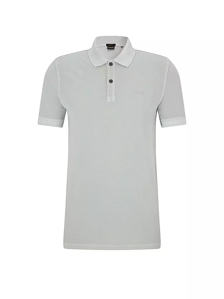 BOSS Poloshirt Slim Fit PRIME silber